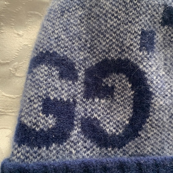 Gucci Navy and White Logo hat NWT size Medium - Picture 2 of 8